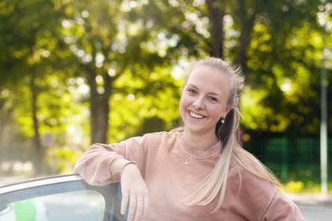 Elev klar for øvelseskjøring