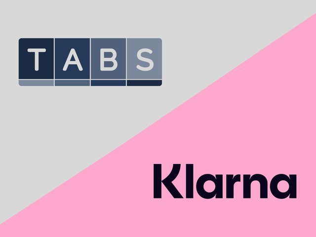 tabs og klarna logo